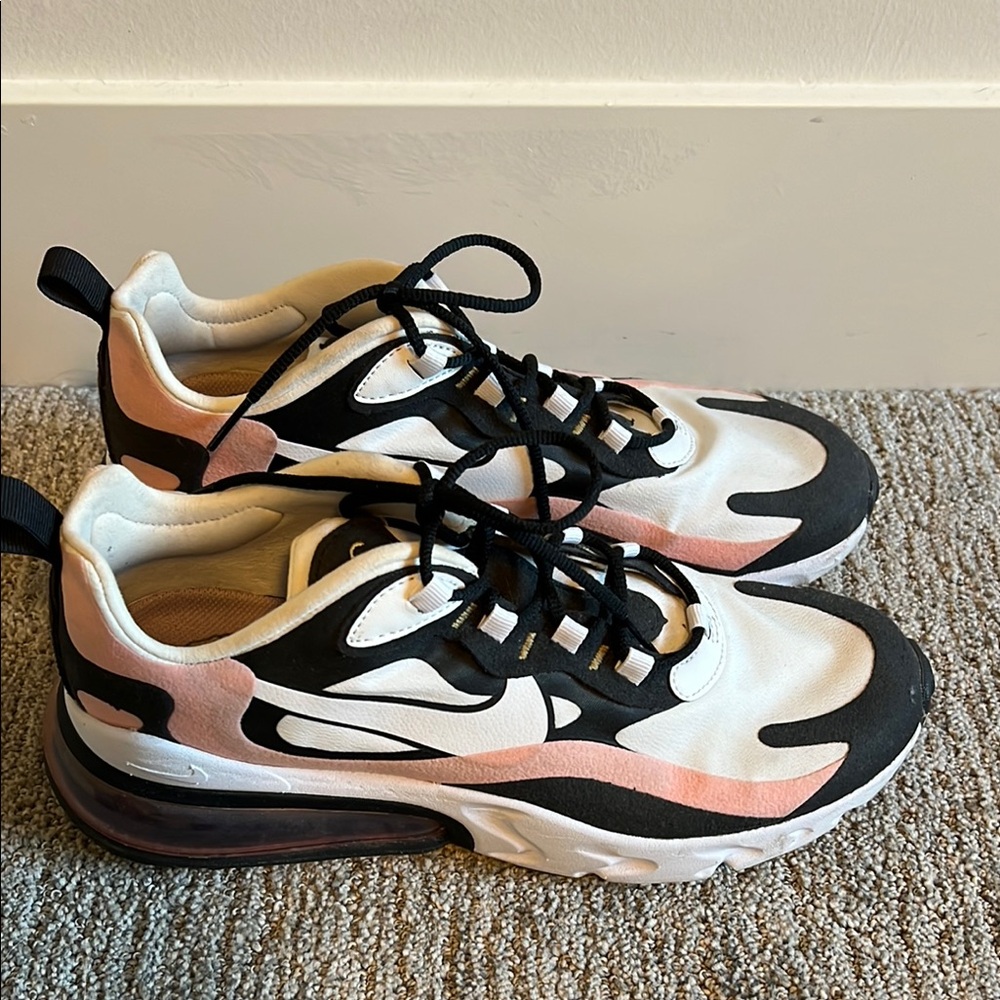 Nike Air 70 React Women's Athletic Shoes - Black, White, Blush